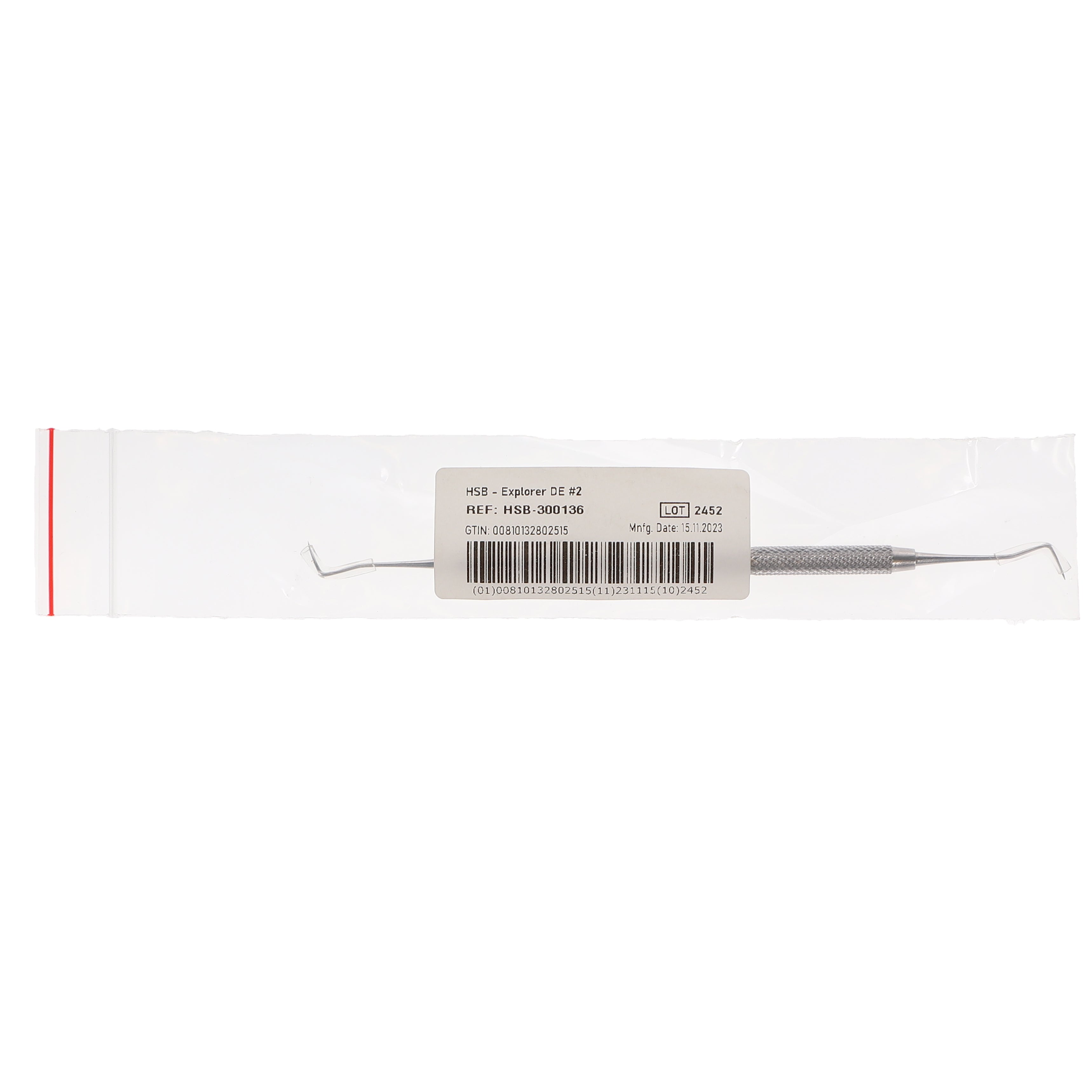 House Brand Dentistry 300136 HSB Double End #2 Dental Explorer House Brand Dentistry 300136 HSB Double End #2 Dental Explorer